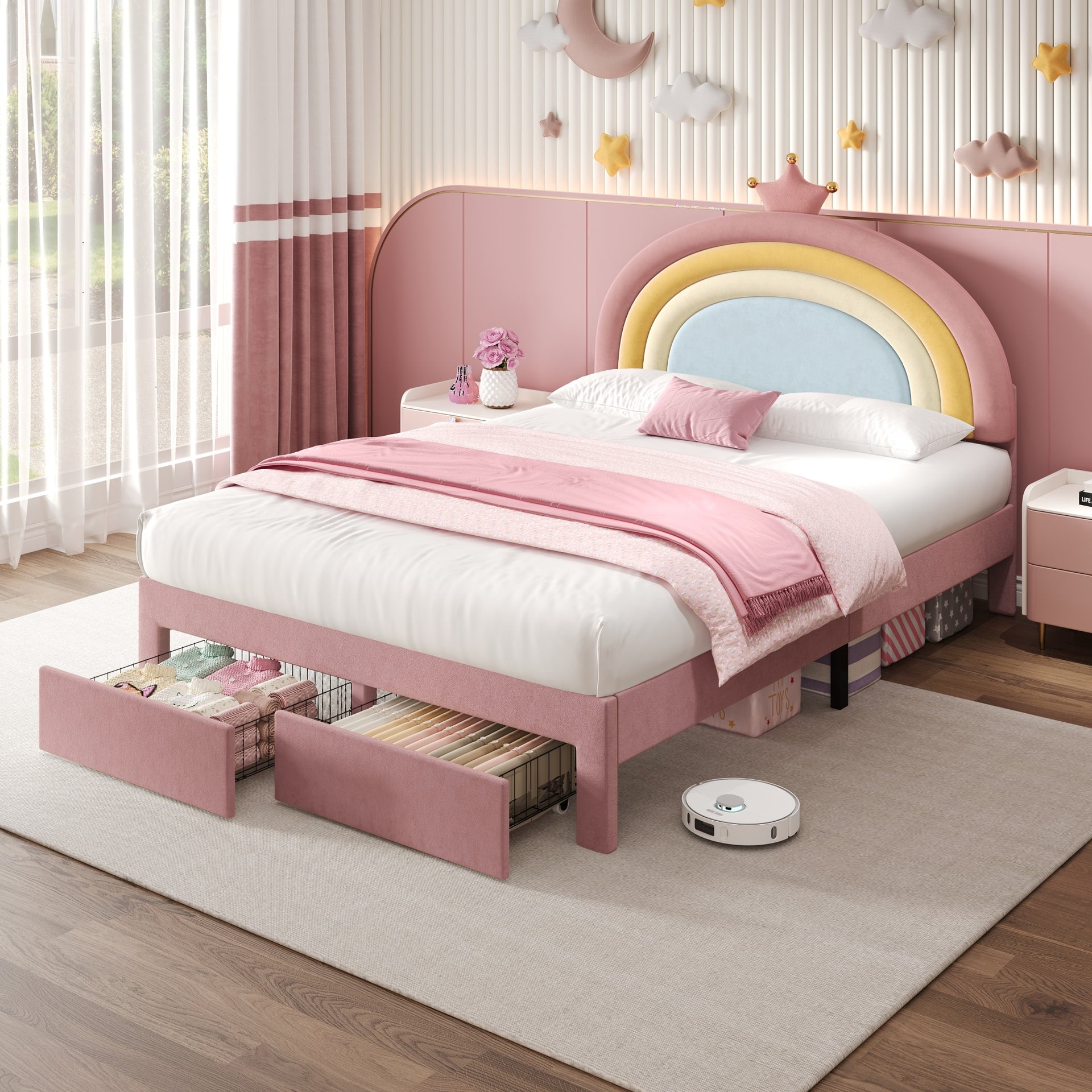 Rainbow Girl Bed Frame Twin Rainbow Twin Size Bed Frame For Girls