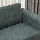 Gray sofa with a neutral background