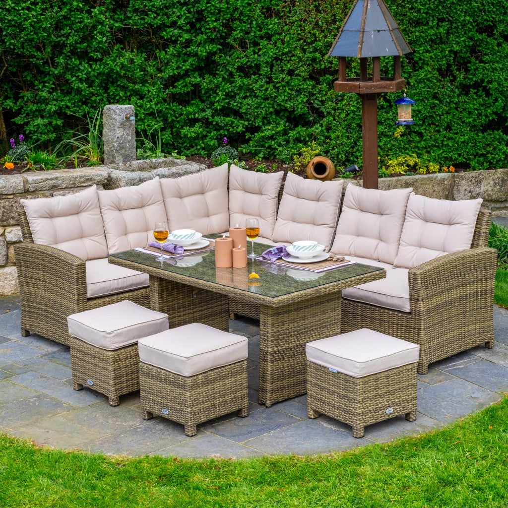 HOT Coffee Table Rattan Corner Sofa Garden Coffee Table Rattan